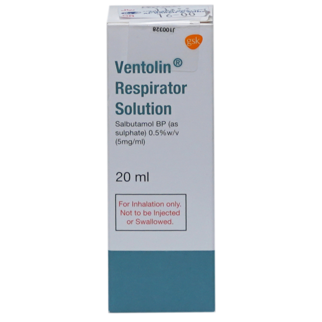 Ventolin Respiratory Solution 5Mg/Ml 20Ml-