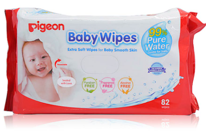Pigeon Baby Wipes 82'S /26387