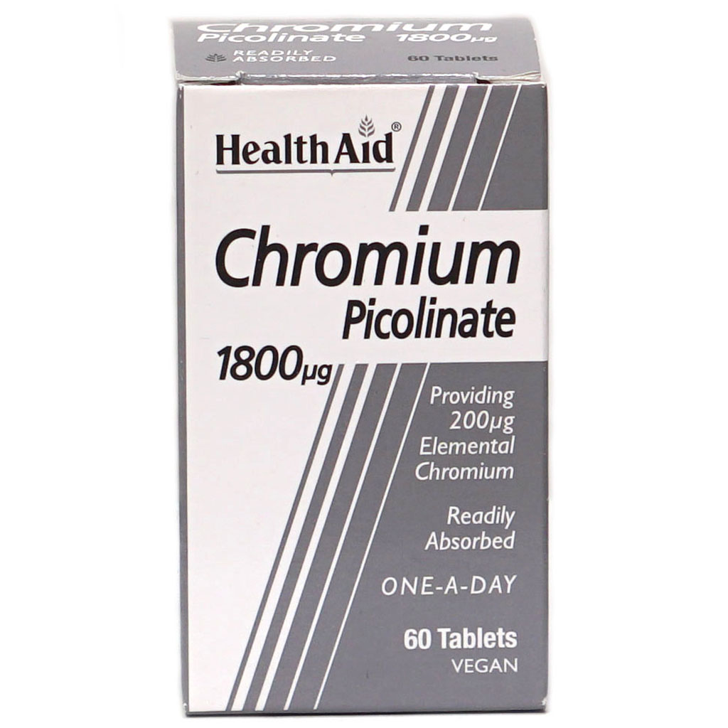 Health Aid Chromium Picolinate 1800Ug 60'S