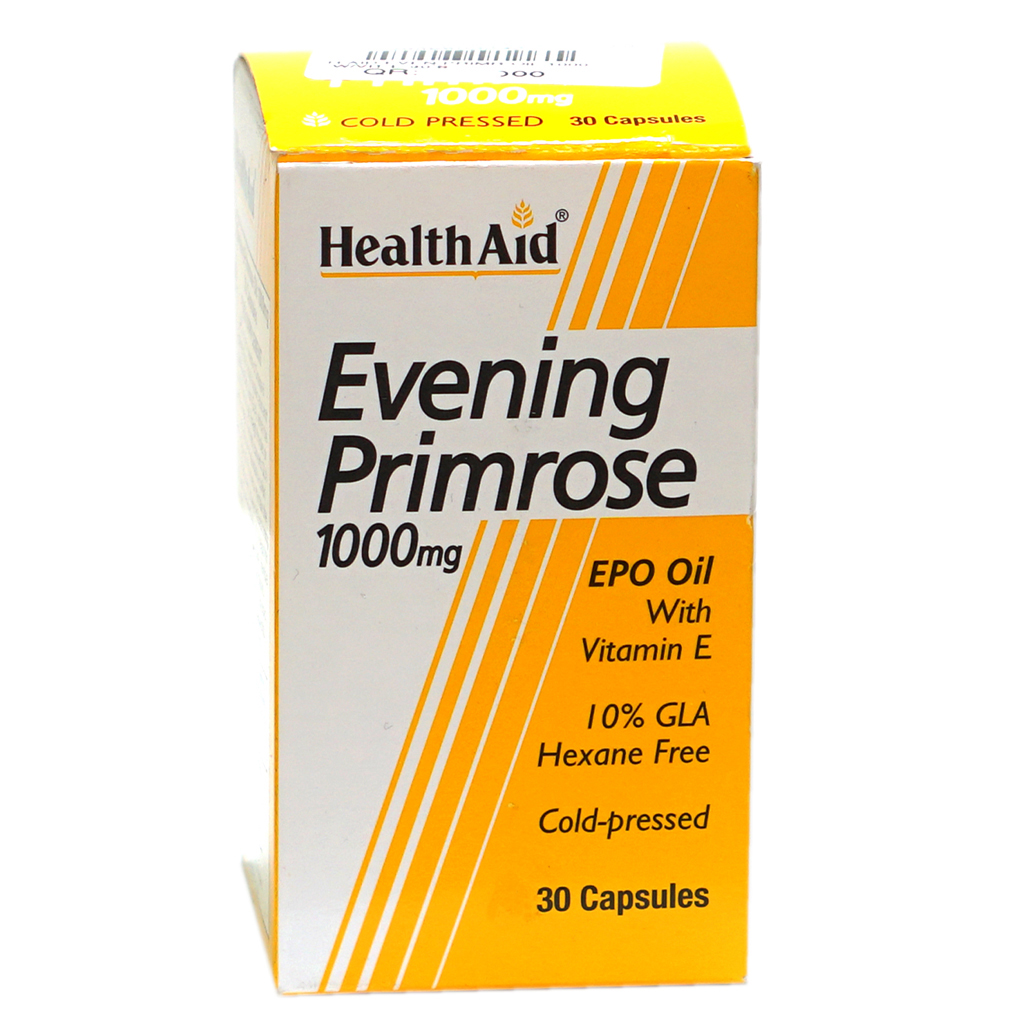 HealthAid Evening Primrose Oil 1000 With Vitamin E 30'S