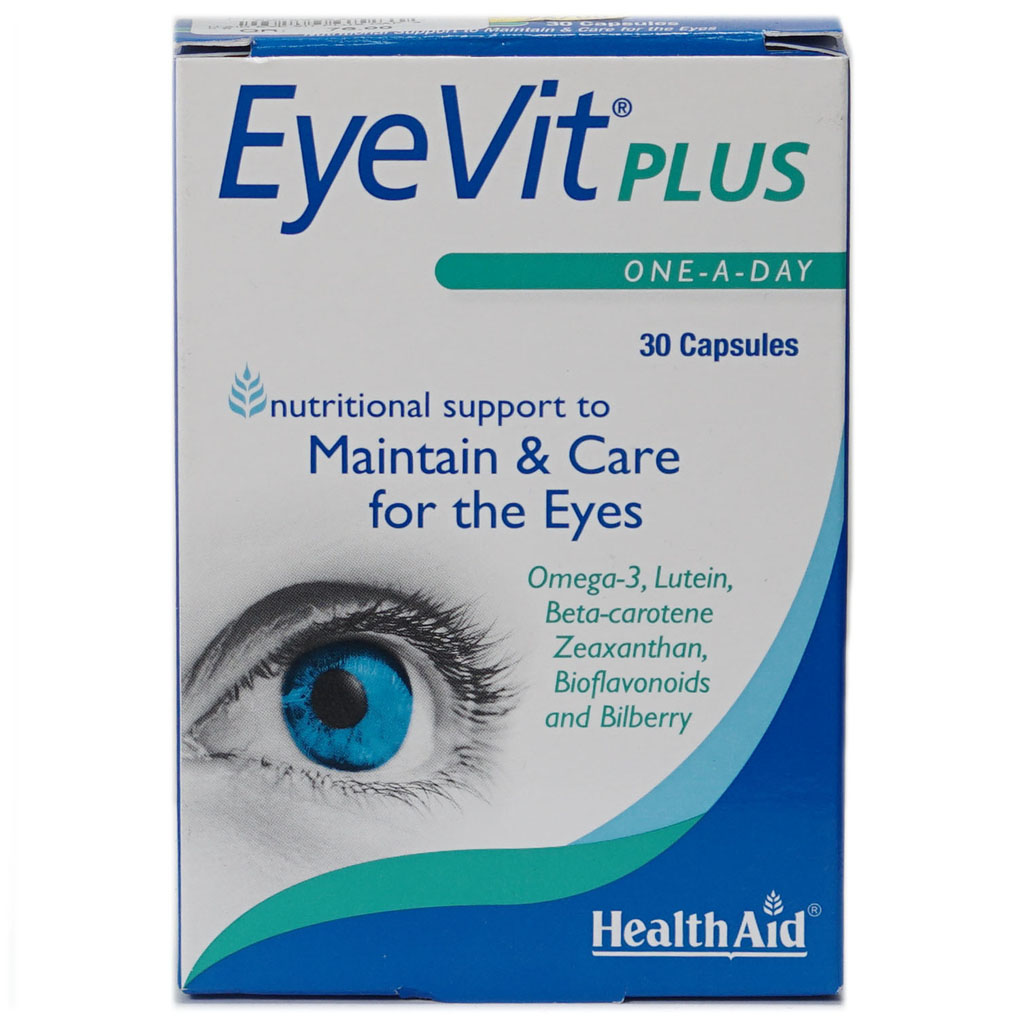 HealthAid EyeVit Plus Cap 30'S-