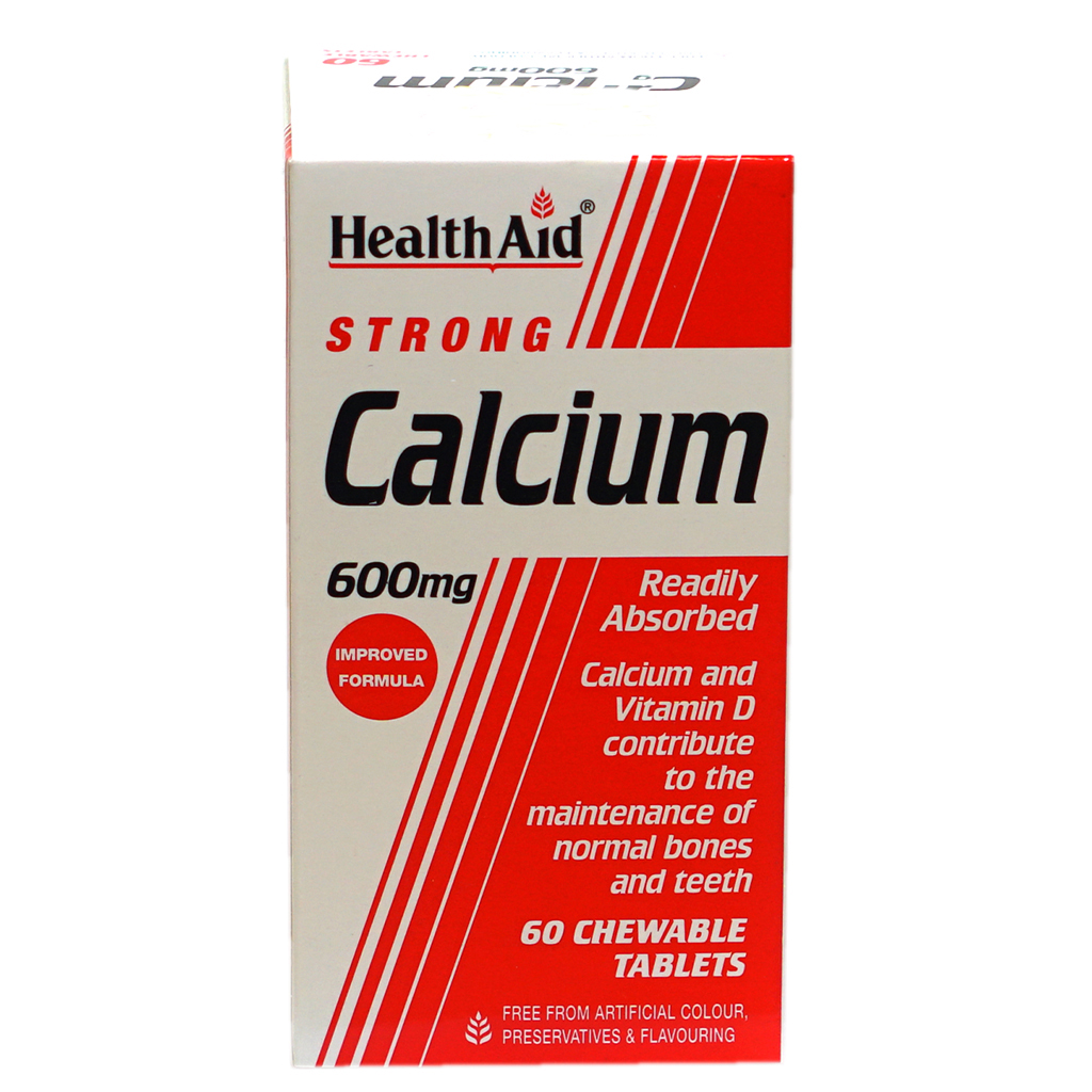 Health Aid Strong Calcium 600Mg Tab 60'S