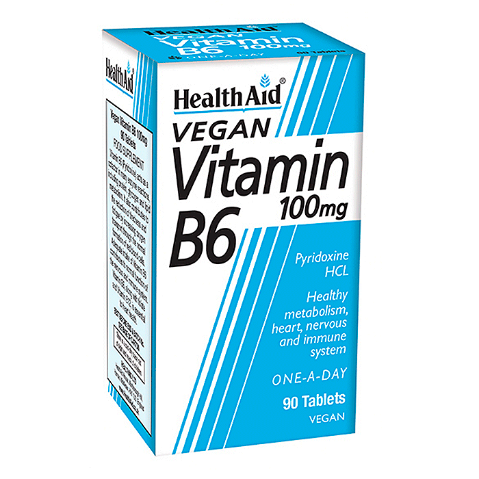 HealthAid Vitamin B6 100Mg Tab 90'S