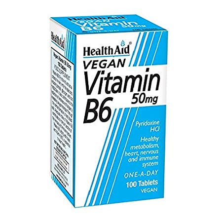 HealthAid Vitamin B6 50Mg Tab 100'S