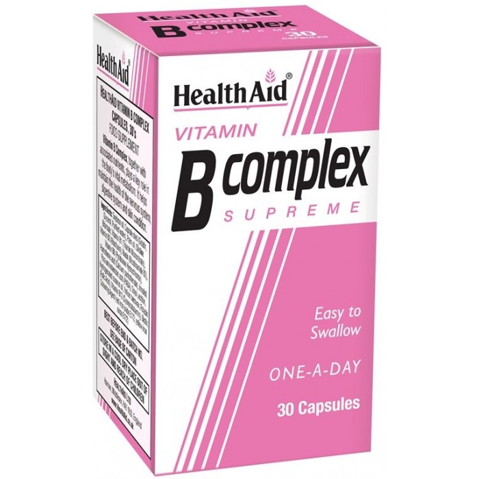 HealthAid Vitamin B-Complex Cap 30'S