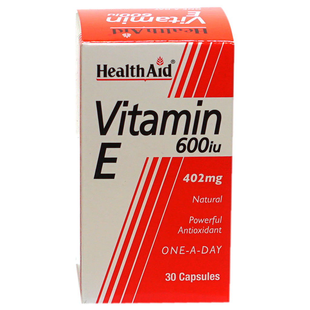 HealthAid Vitamin E 600IU Cap 30'S