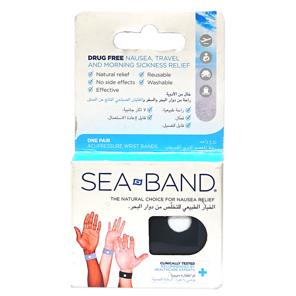 Adult Sea-Bands Blue-Motion Sickness Band