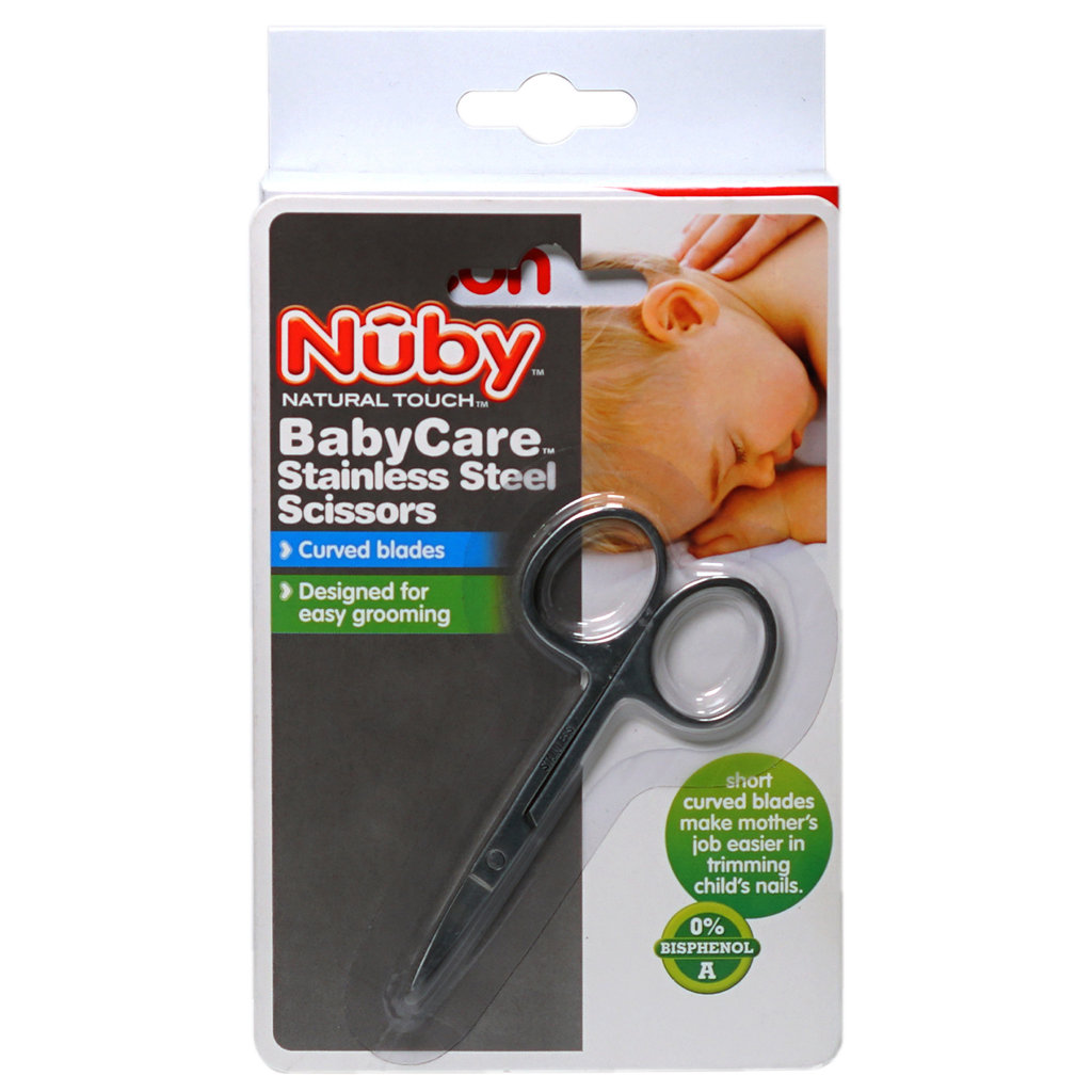 Nuby Curved Stan Steel Scissors 