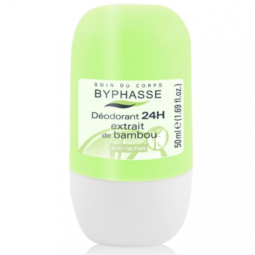 * Byphasse 24H Deodorant Bamboo Extract 50 Ml (Roll On) 50 Ml-