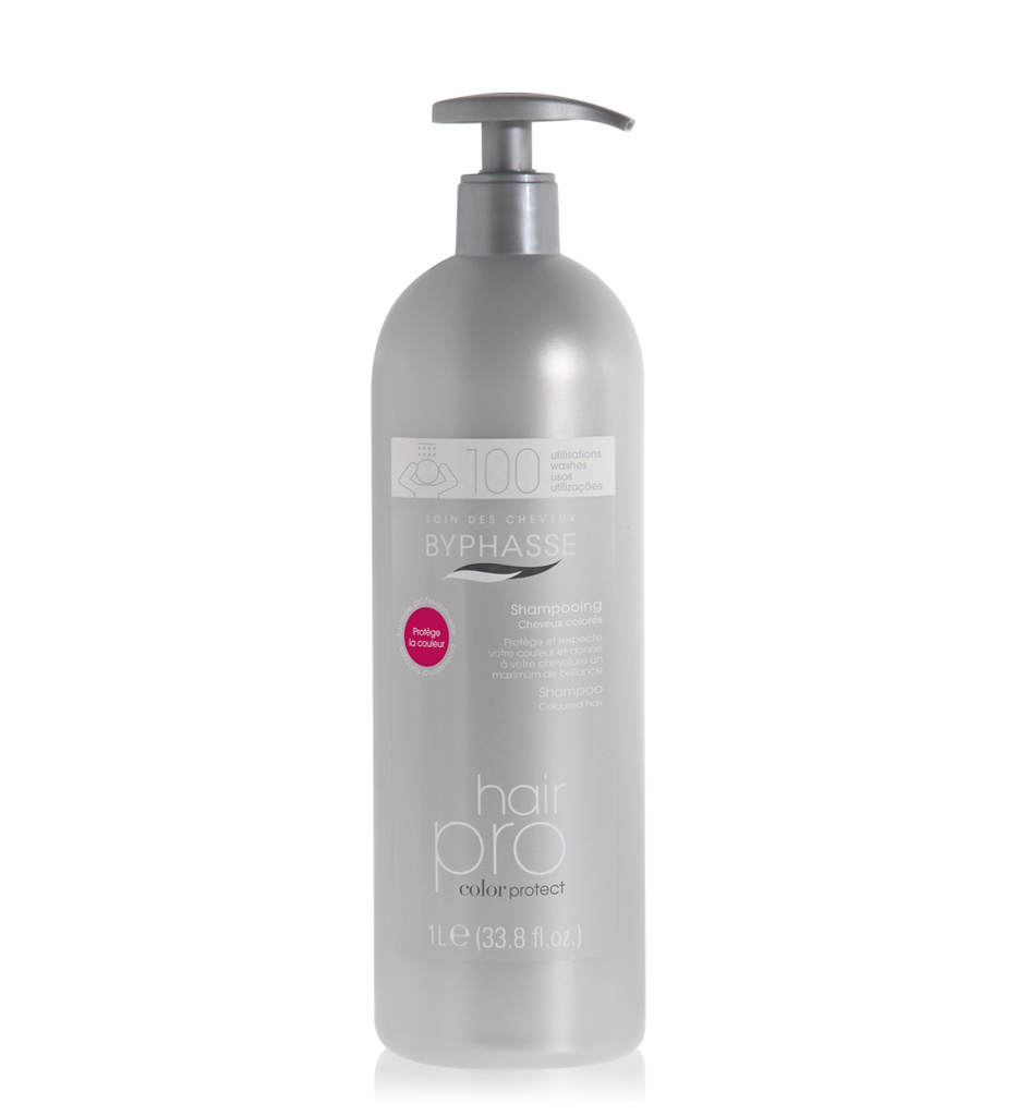 @#Byphasse Hair Pro Shampoo Color Protect Coloured Hair - 1L