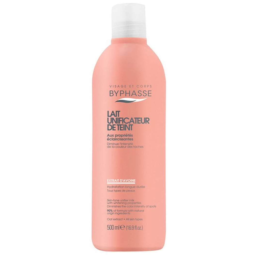 @#Byphasse Brightening Milk Whitening Effect Oat Extract Face And Body - 500 Ml