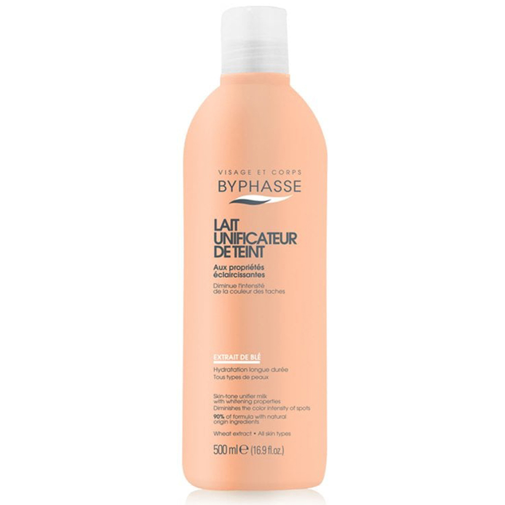 @Byphasse Brigthening Face And Body Milk Whitening Effect Wheat Extract - 500 Ml