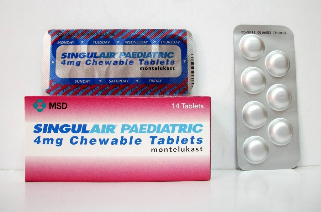 Singulair Paediatric 5Mg Chewable Tablet 28'S