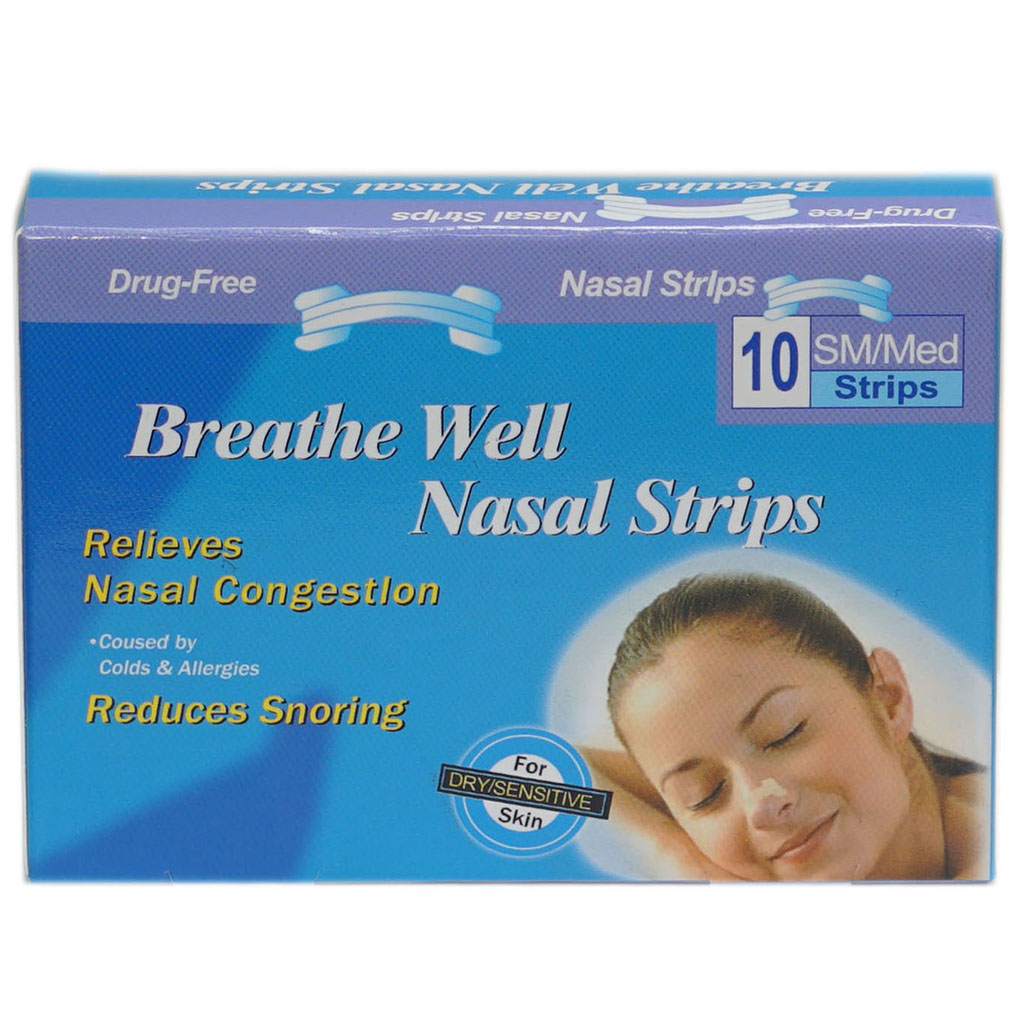 Breathewell Nasal Strips 10 S S-M#6872