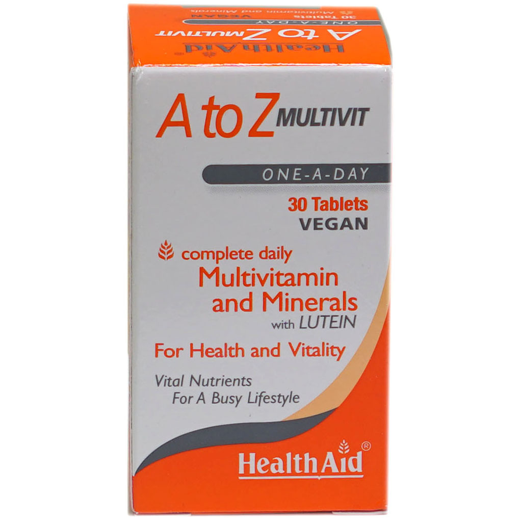 HealthAid A To Z Multivitamin Tab 30'S
