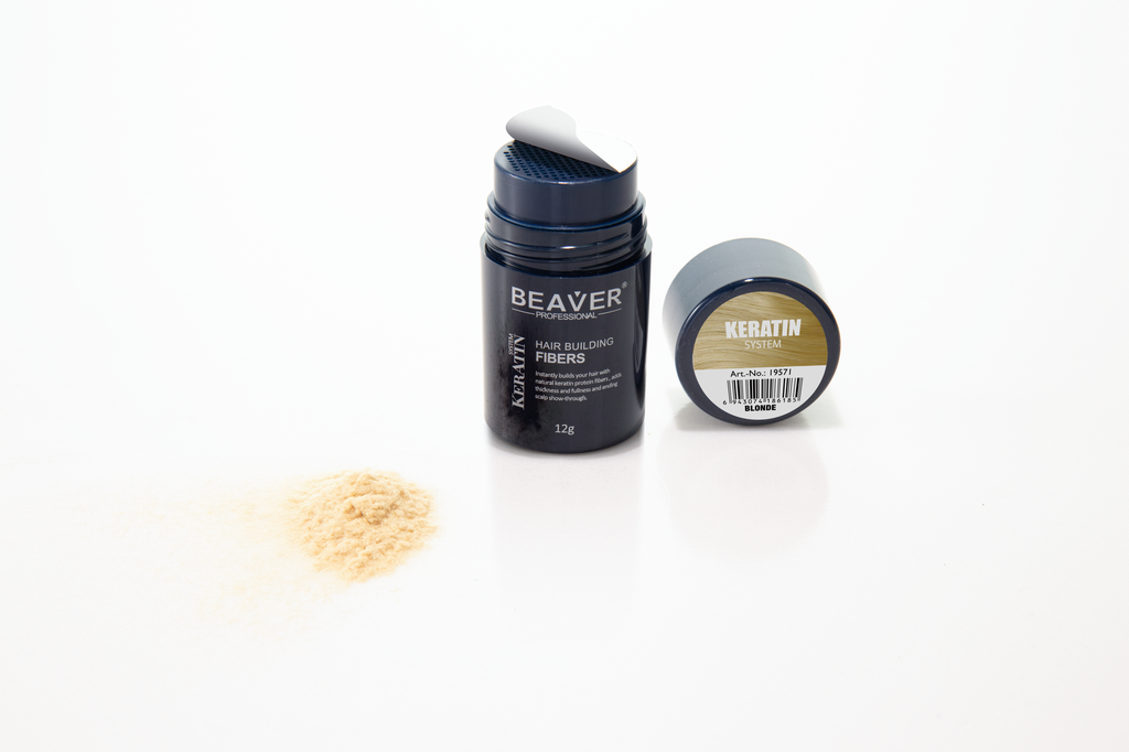 Beaver Keratin Hair Building Fiber 12G Blond