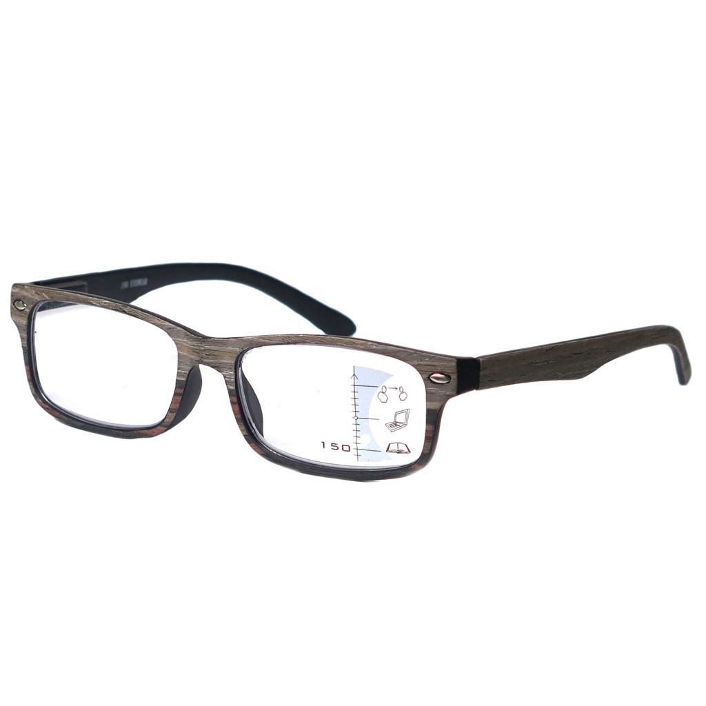 100 Eyewear Gray Brak Multi Focus +1.5