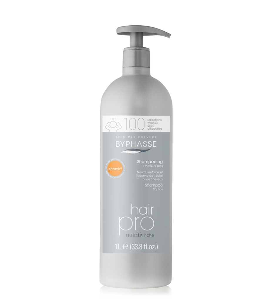 #@Byphasse Hair Pro Nutritive Rich Shampoo For Dry Hair - 1 Liter