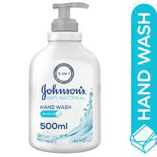 J&amp;J Johnson's Anti Bact Hand Wash Seasalt 500Ml