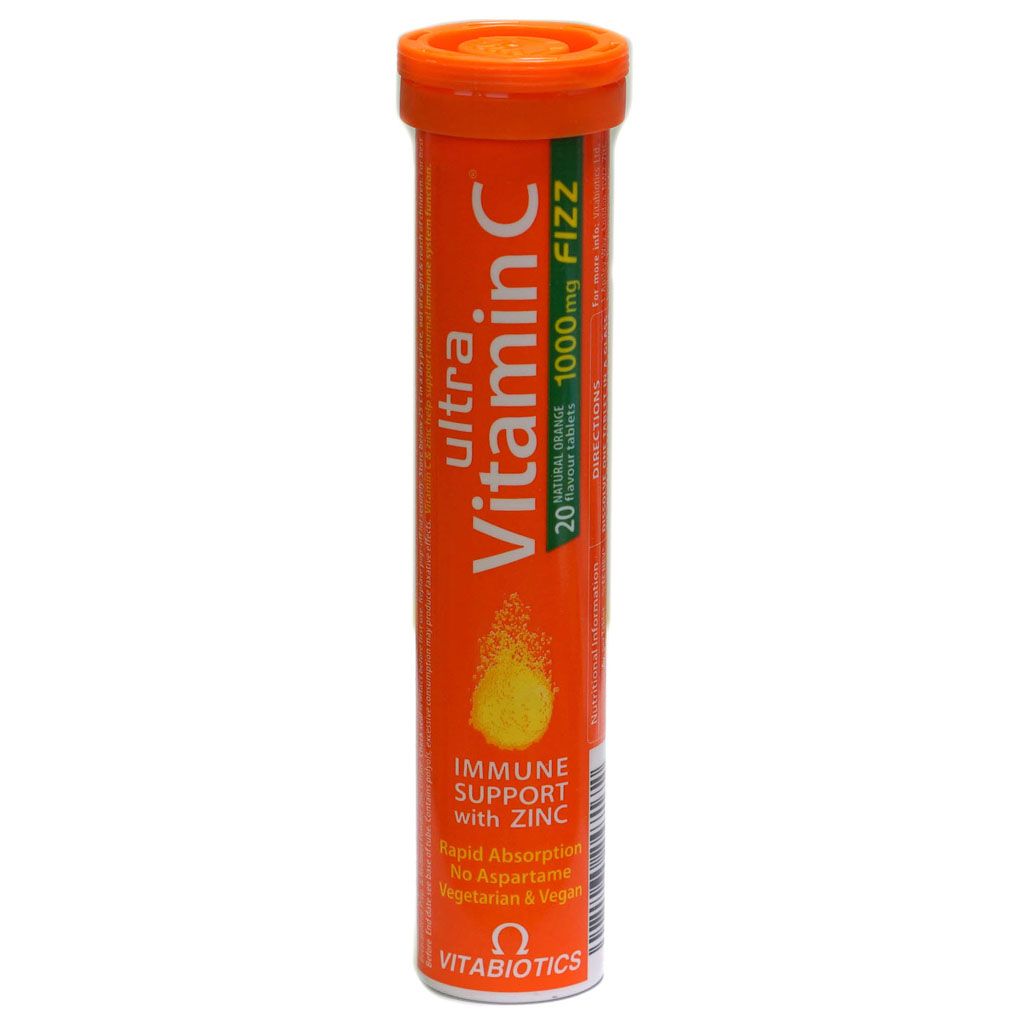 Ultra Vitamin C With Zinc Eff 20'S