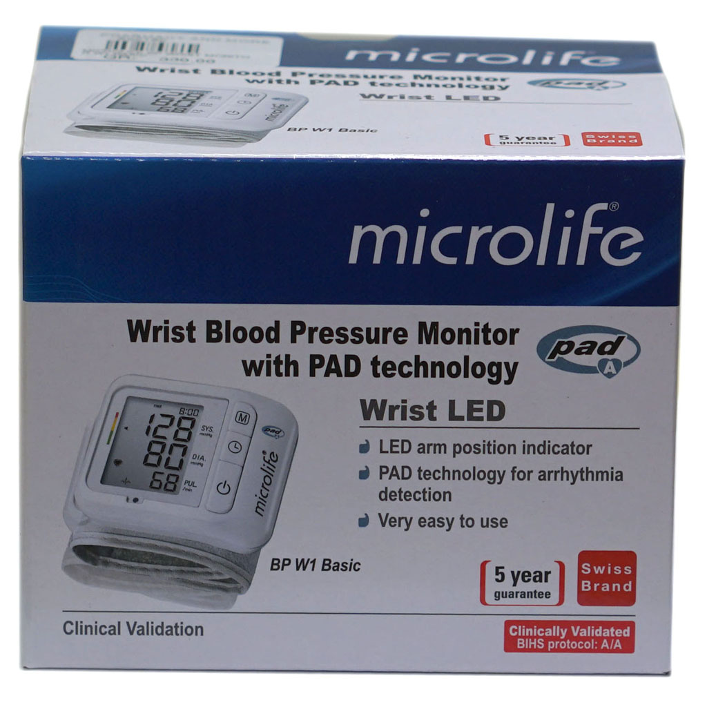 Microlife Bp Wrist Monitor W1 Basic