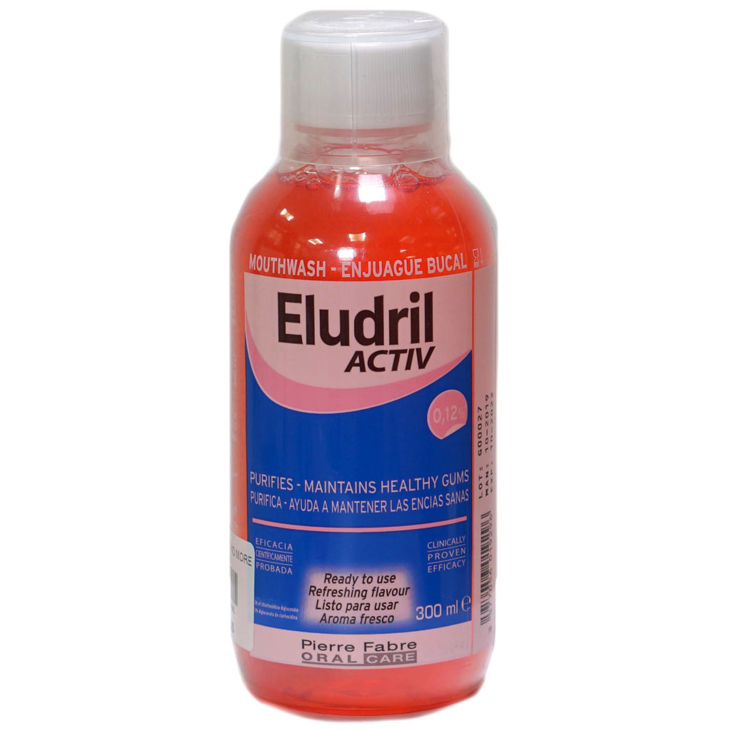Eludril M/Wash Active 300Ml