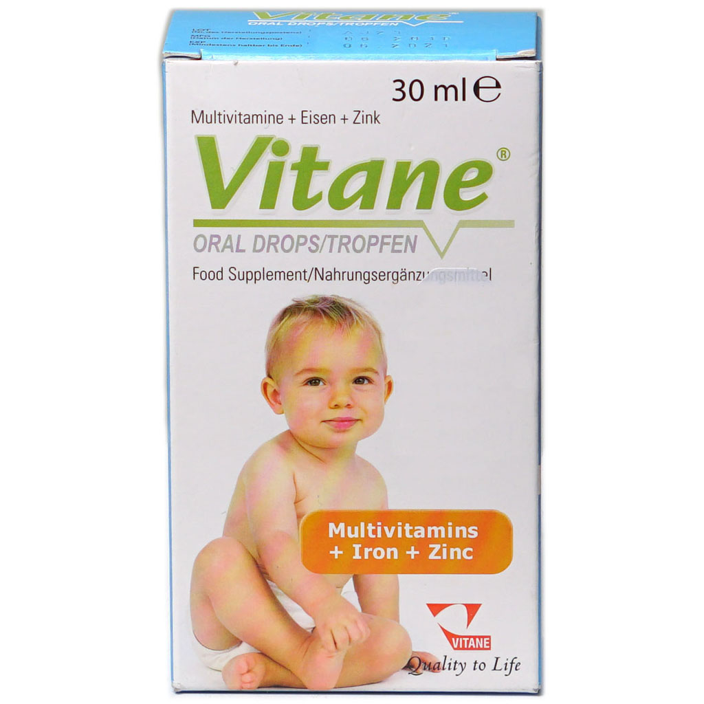 Vitane Iro Vit 4.5Mg Oral Drops 30Ml