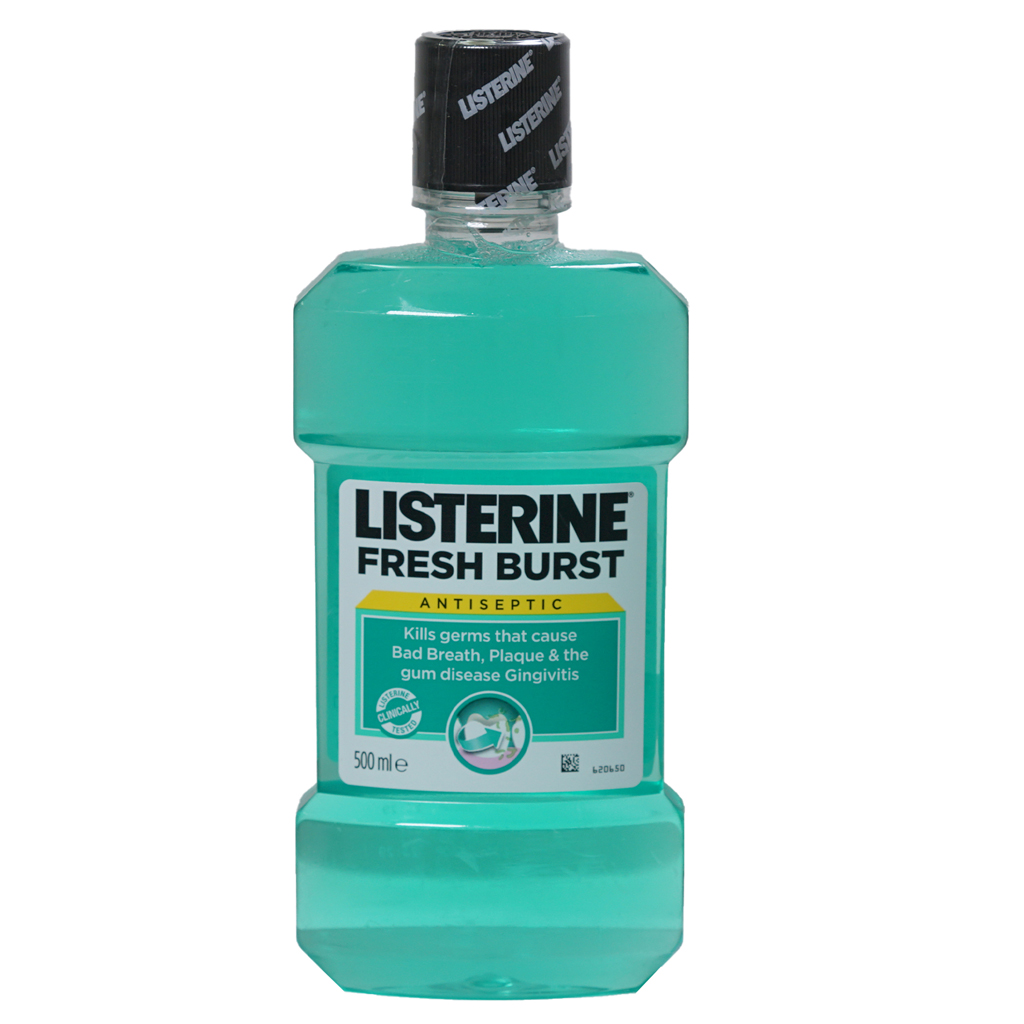 Listerine Fresh Brush Mouth Wash 500Ml-