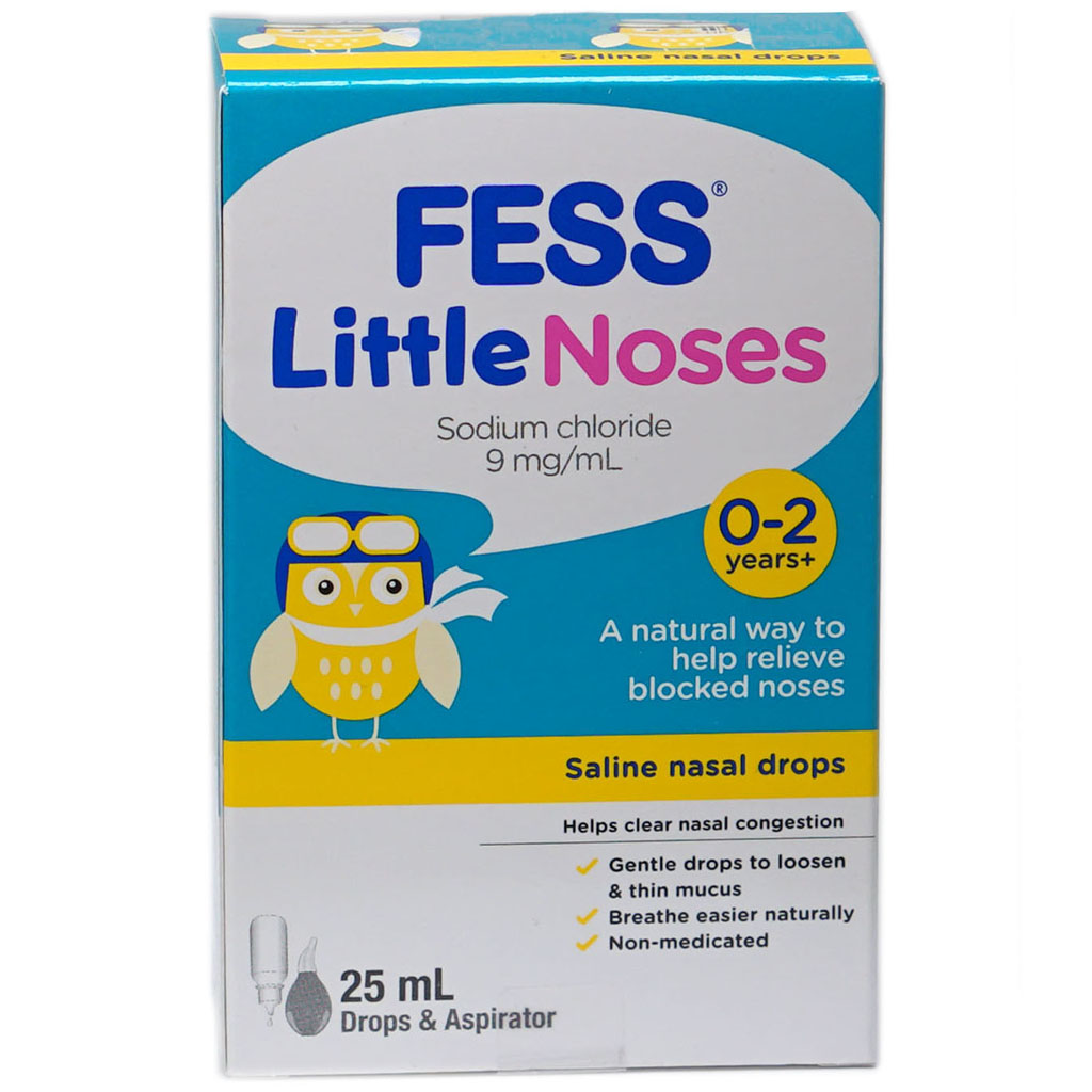 Fess Little Nose Drops 25Ml+Aspirator