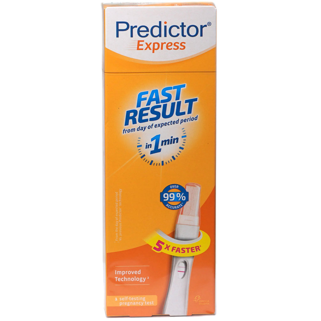 Predictor Express Pregnancy Test Kit 1'S