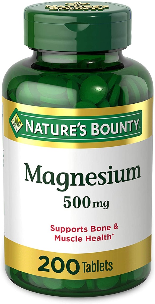 nature's bounty Magnesium 500 Mg 100'S