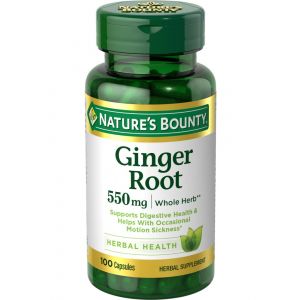 nature's bounty Ginger Root 550Mg 100'S