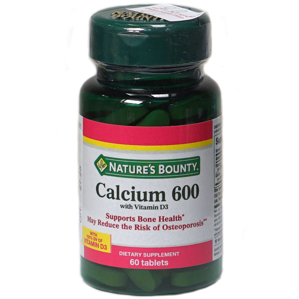 nature's bounty Calcium 600 +D (Caltrated)60'S
