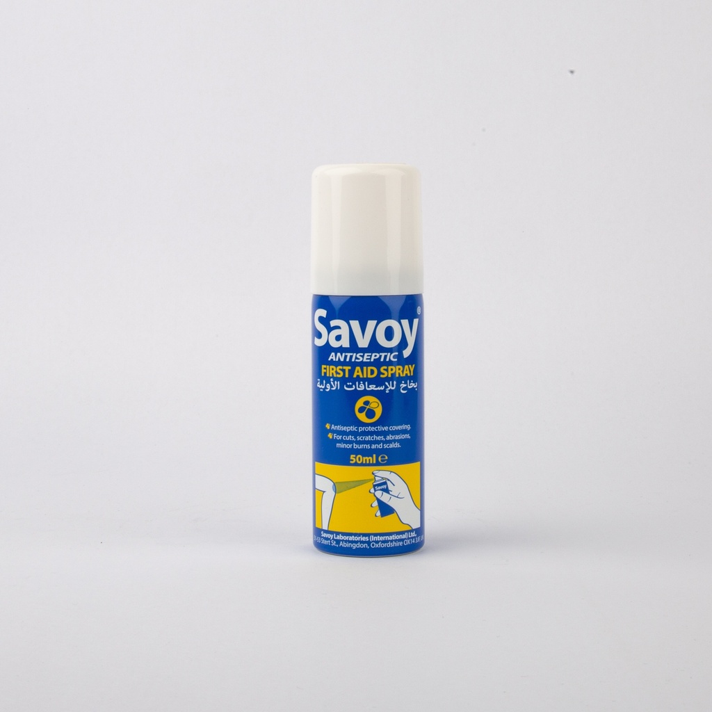 Savoy Antiseptic First Aid Spray 50Ml(Blue)-