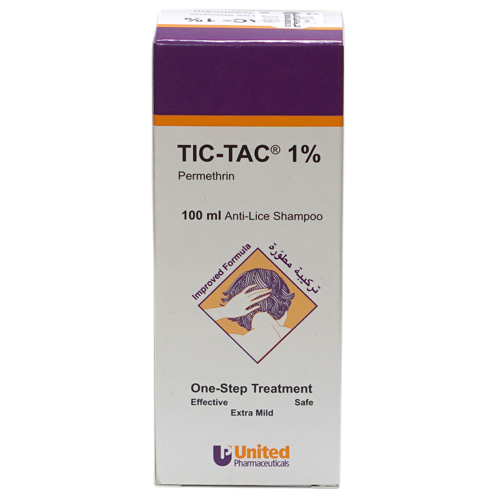 Tic-Tac 1% Antilice Shampoo 100Ml