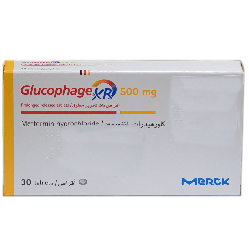 Glucophage Xr 500Mg Cap 30'S