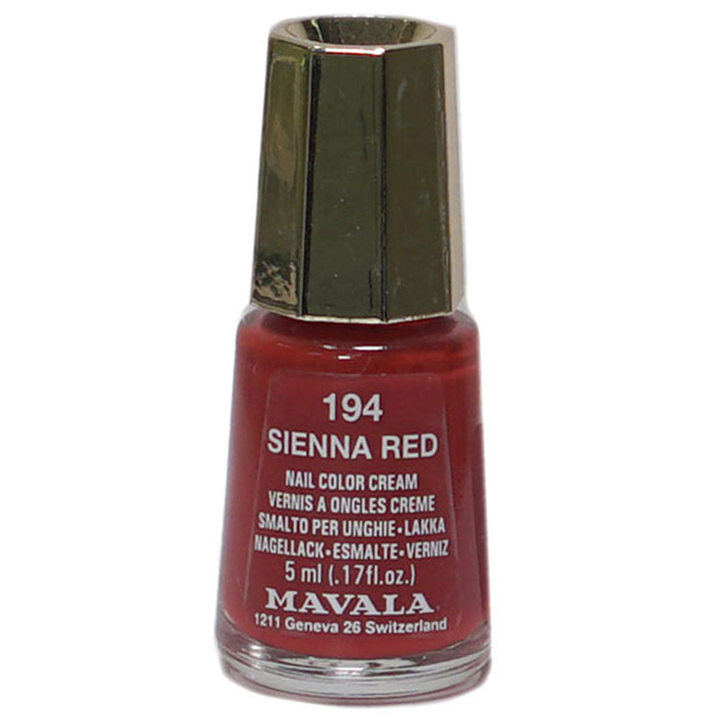 MAVALA NAIL POLISH 194 SIENNA RED#11949