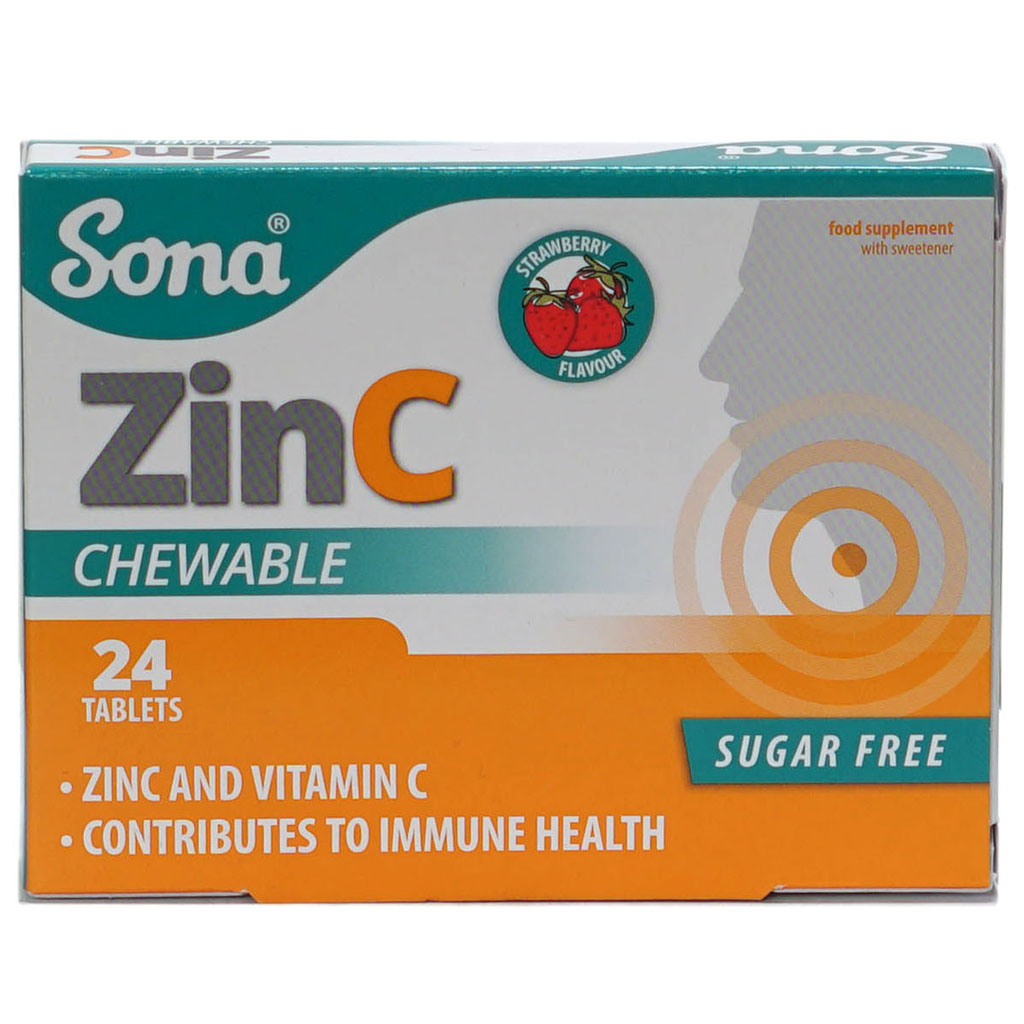 Sona Zinc C Chewable 24 Tab