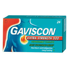 Gaviscon Extr Tab Peppermint 500Mg 24'S#Rh620-0
