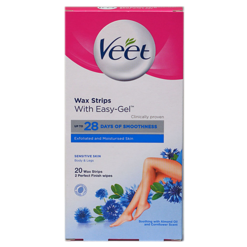 Veet Wax Strips Sensitive 20'S #Rc8100