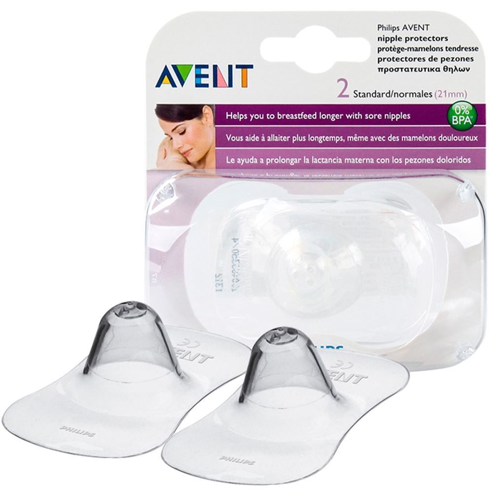 Avent Nipple Protectors  2X Stndad Scf 156*