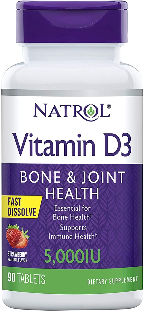 Natrol Vitamin D3 5.000 Tab 90'S