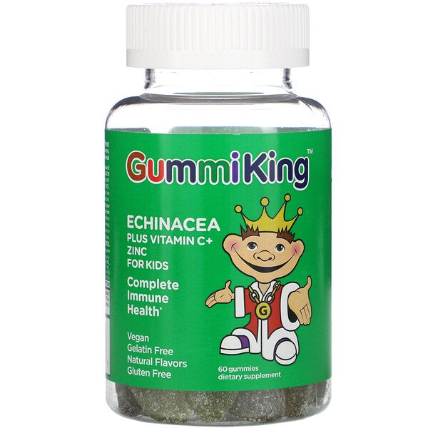 Gummi King Echinacea+Vit C&amp;Zinc 90'S