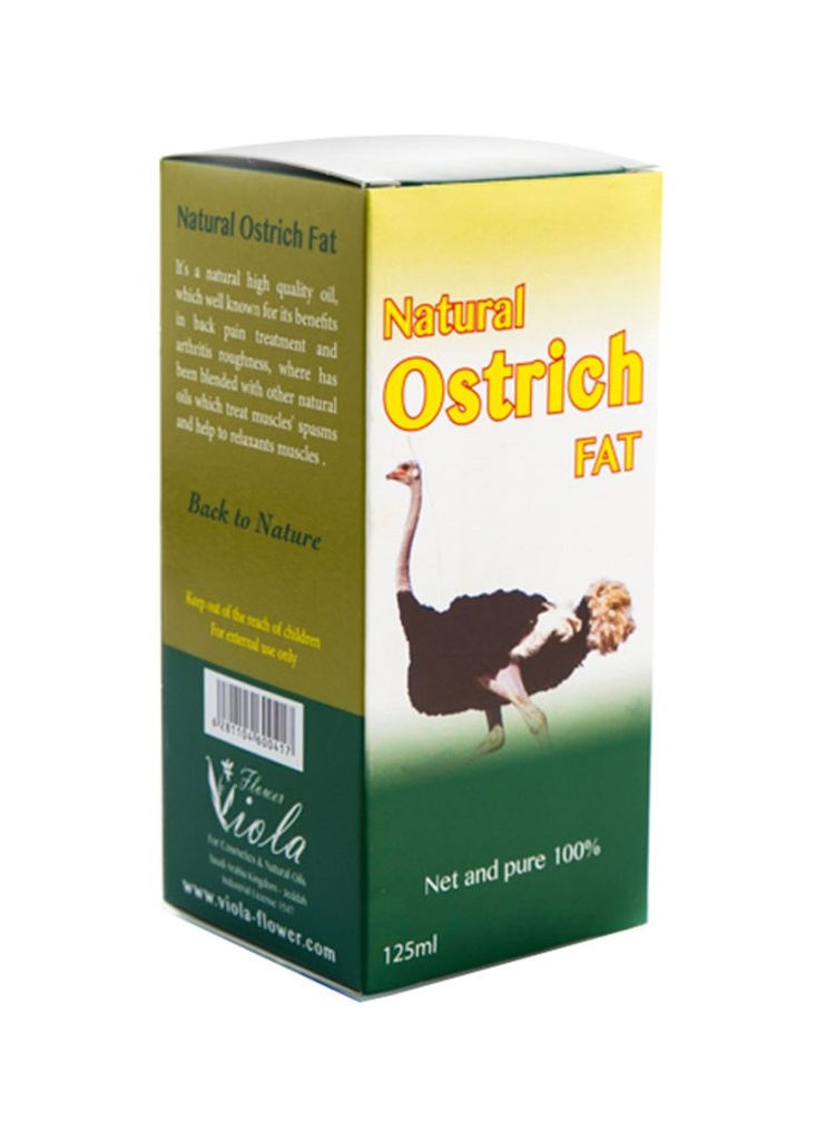 Natural Ostrich Fat Oil 125 Ml