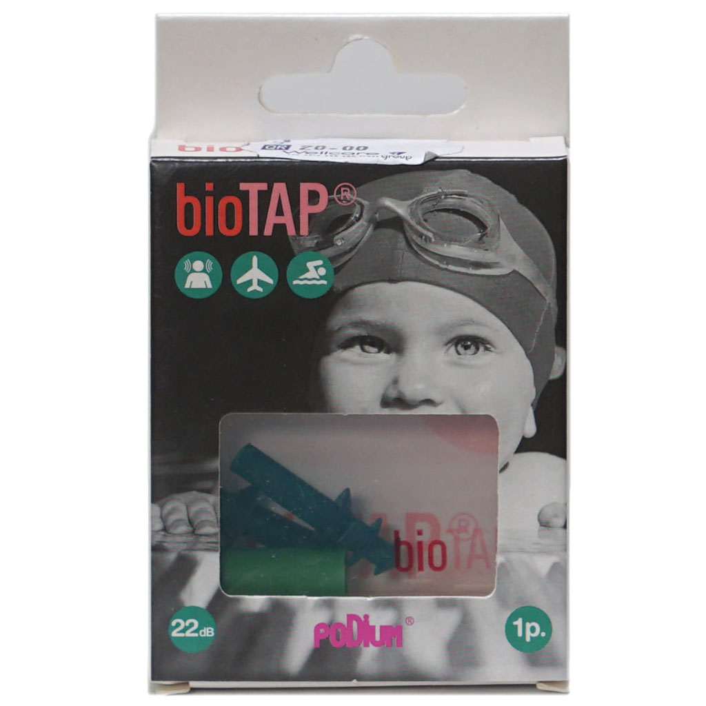 Bio Tap Children Injected Silicon (1 Pair+Aplicator)Green#63820337/17529