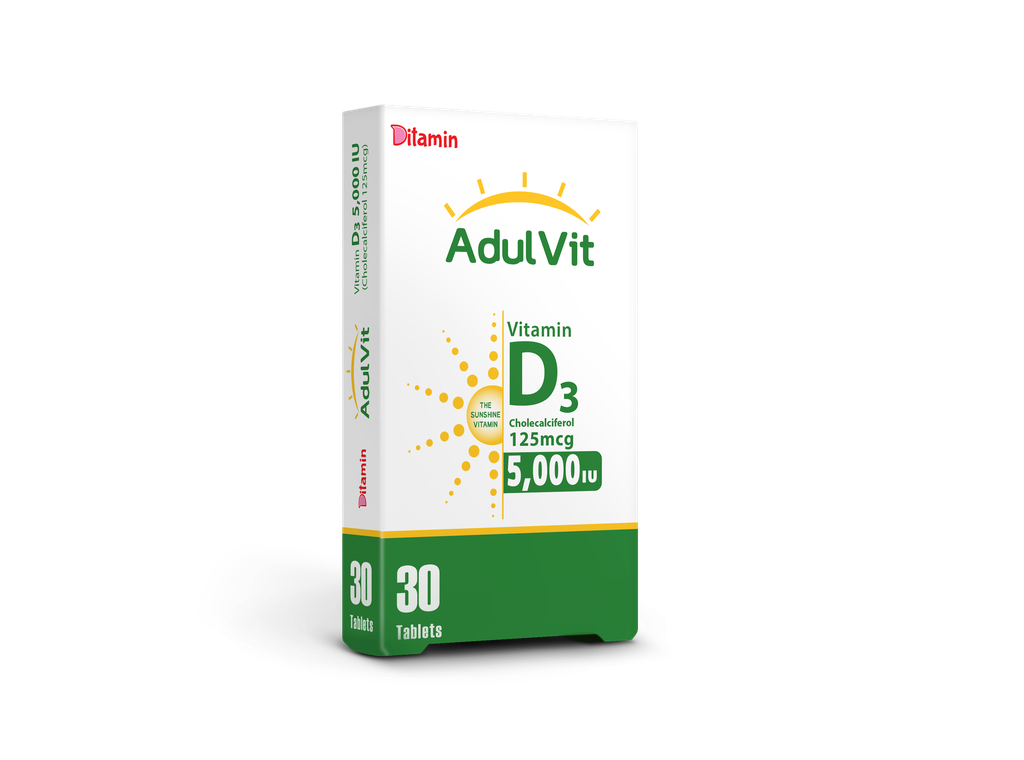 Ditamin Vitamin D3 125Mcg 5000Iu 30S