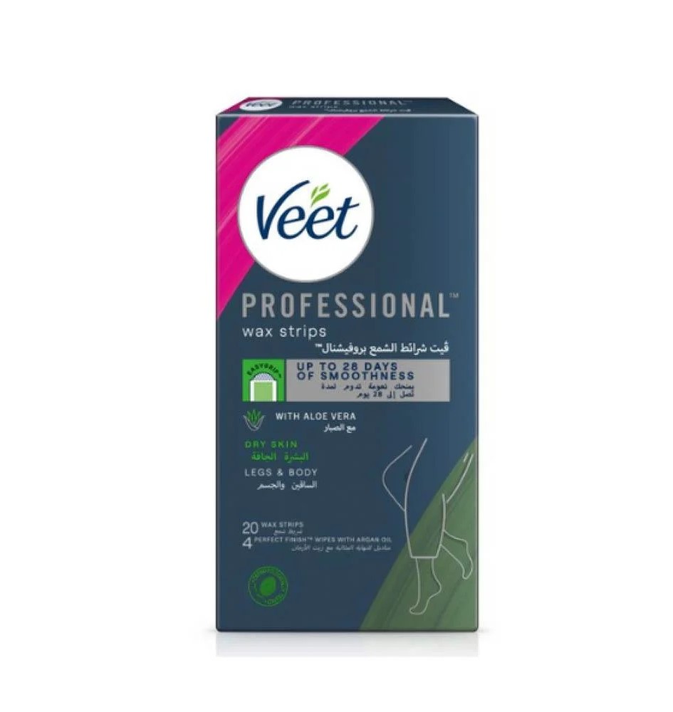 Veet Wax Strips Dry Skin 20'S