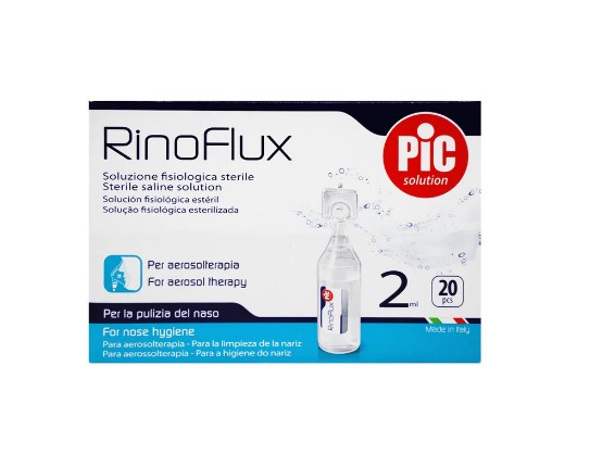 Pic Rinoflux Sterile Saline Solution 2 Ml 20'S