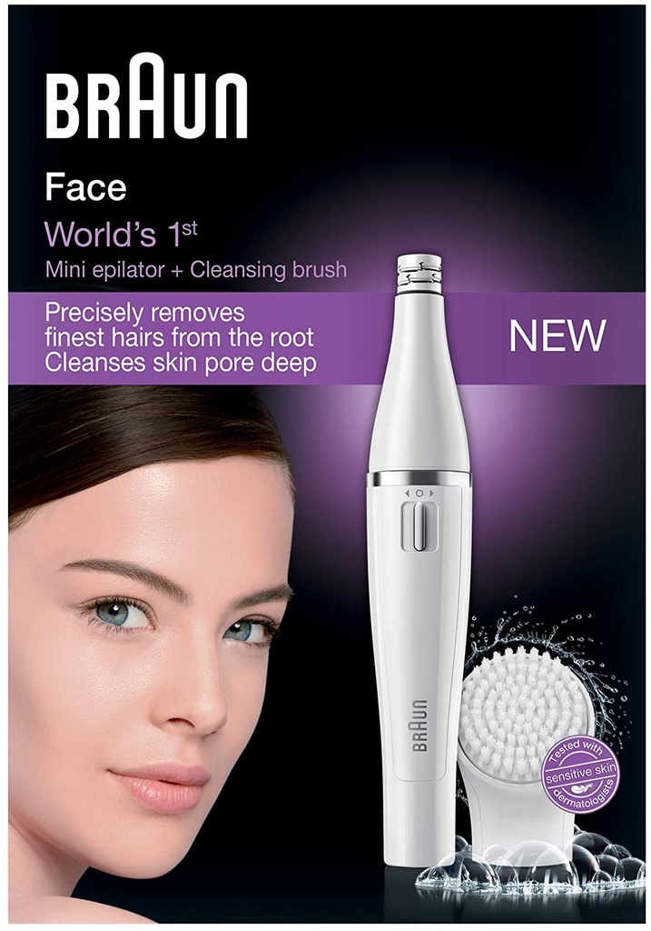 Braun Se810 Silk-Epil Face Epilator Sr/Wh 1X5 Units-Bn266