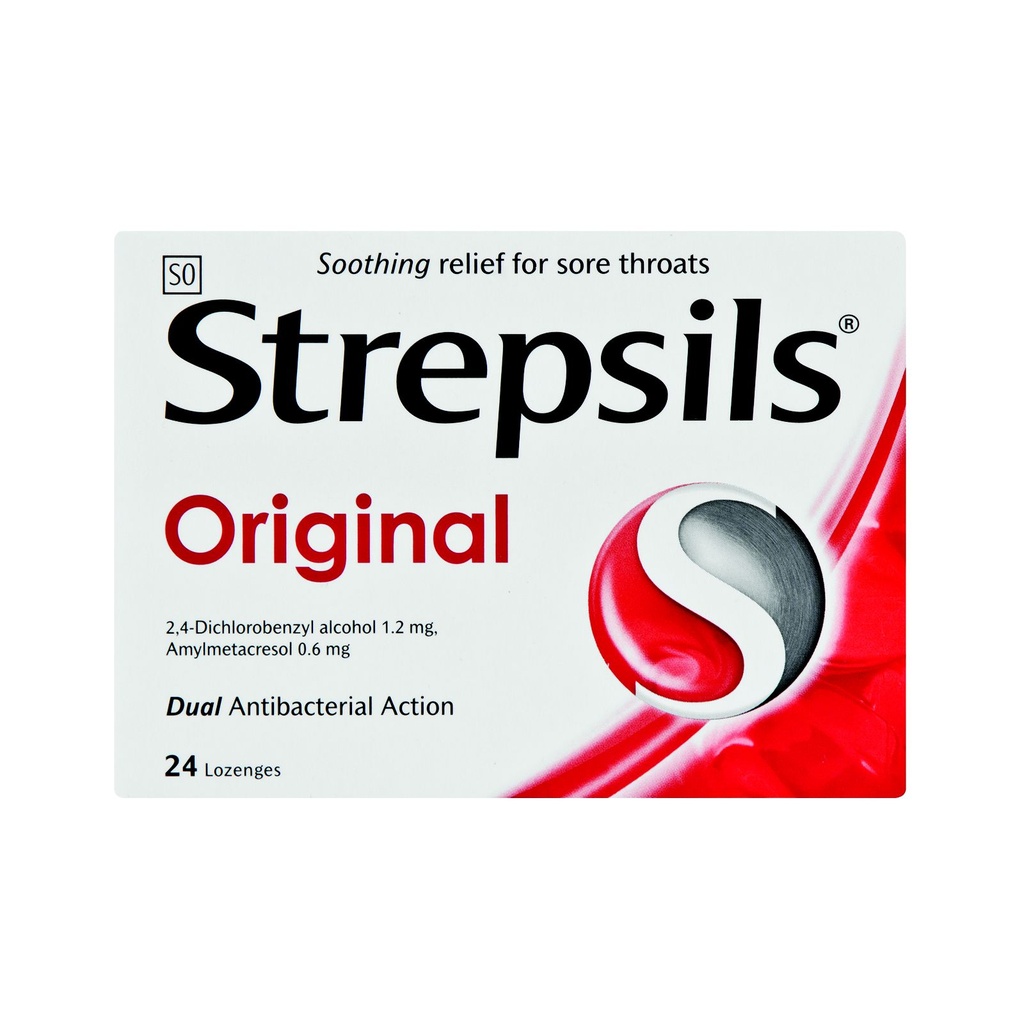 Strepsils Original Dual Antibactrial Lozenges  24'S